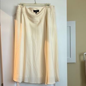 Talbots A-Line Skirt in Cream